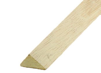 Trojhranná lišta drevená 50/70 mm